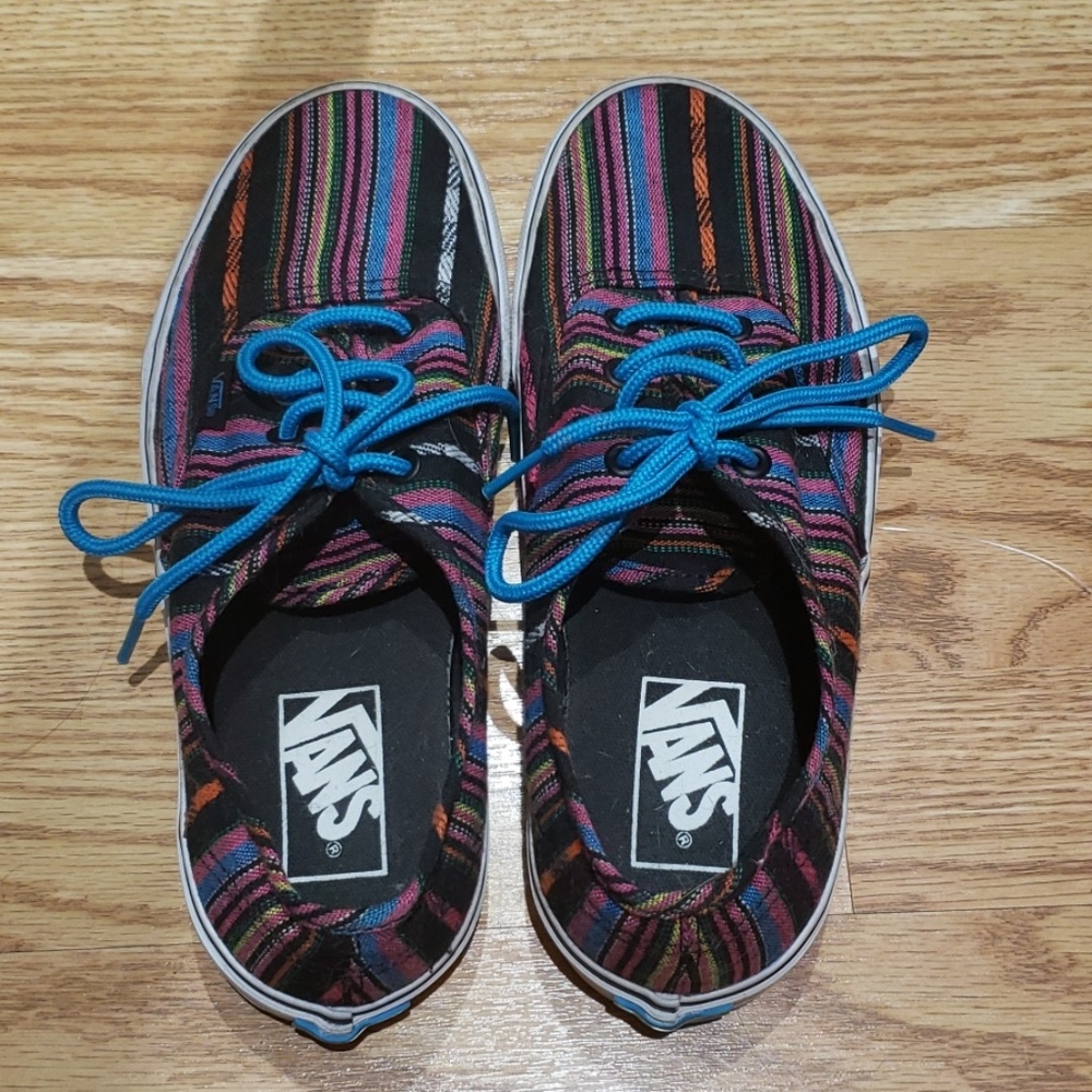 Multicolor, unique Vans skate shoes/sneakers